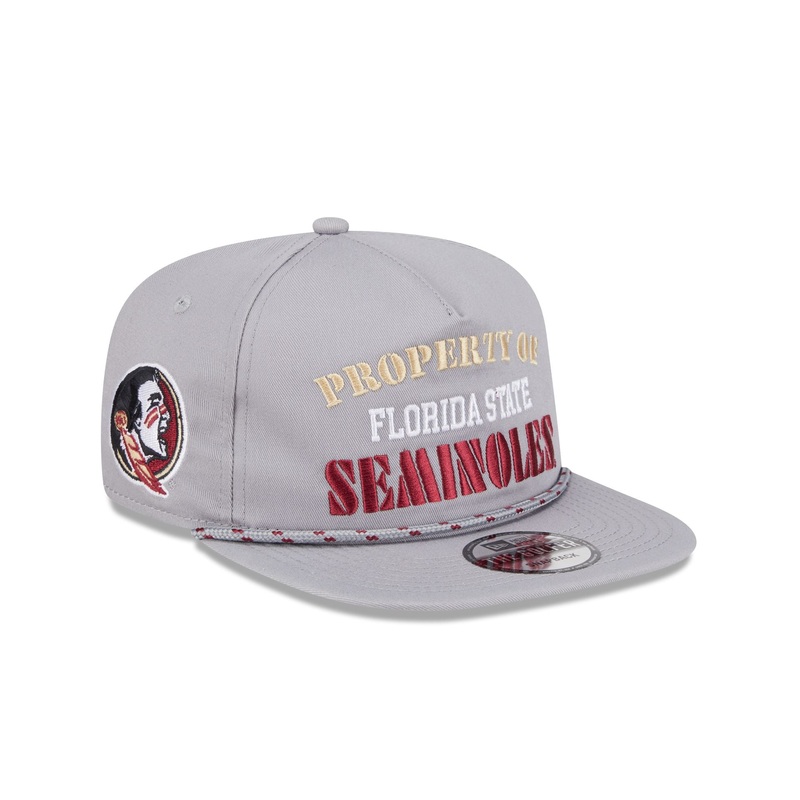 Florida State Seminoles Vintage Gray Rope Golfer Hat One Size