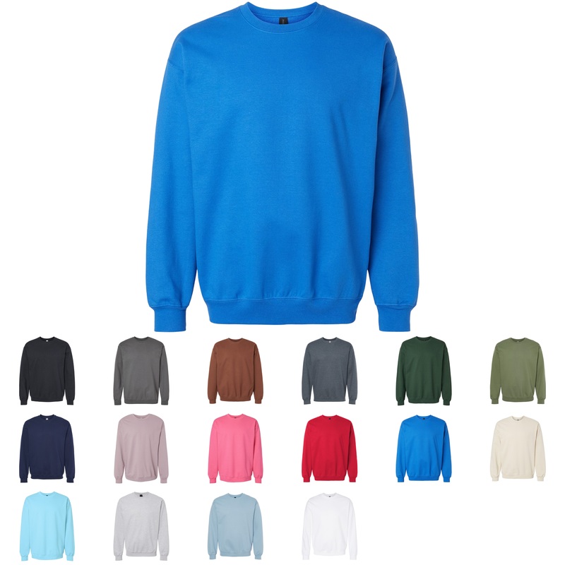 Gildan SF000 Softstyle Midweight Crewneck Sweatshirt S