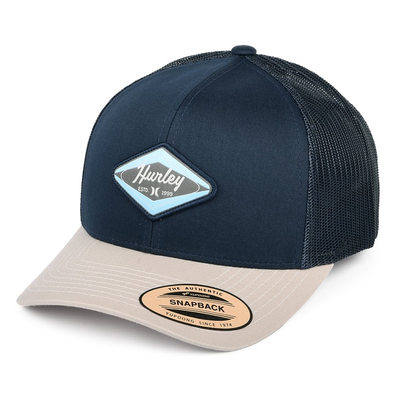 Hurley Hats Somerset Trucker Cap – Navy Blue Adjustable