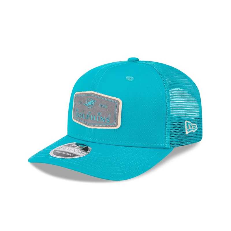 Miami Dolphins Labeled 9SEVENTY Stretch-Snap Hat One Size