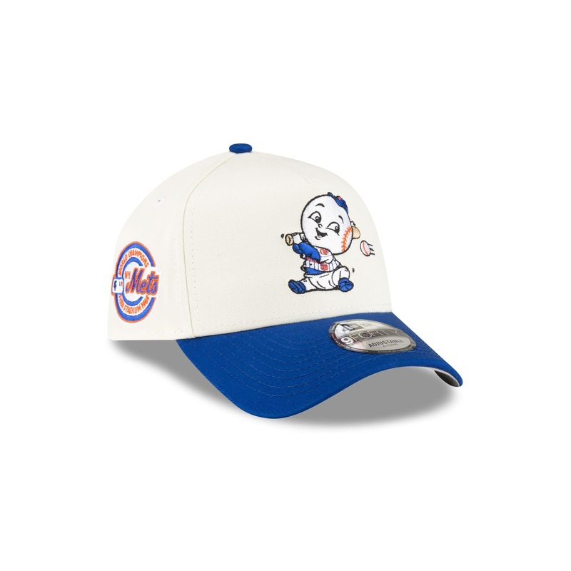 New York Mets Mini Mascot 9FORTY A-Frame Snapback Hat One Size
