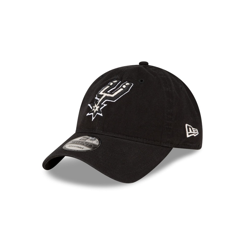San Antonio Spurs Core Classic Black 9TWENTY Adjustable Hat One Size