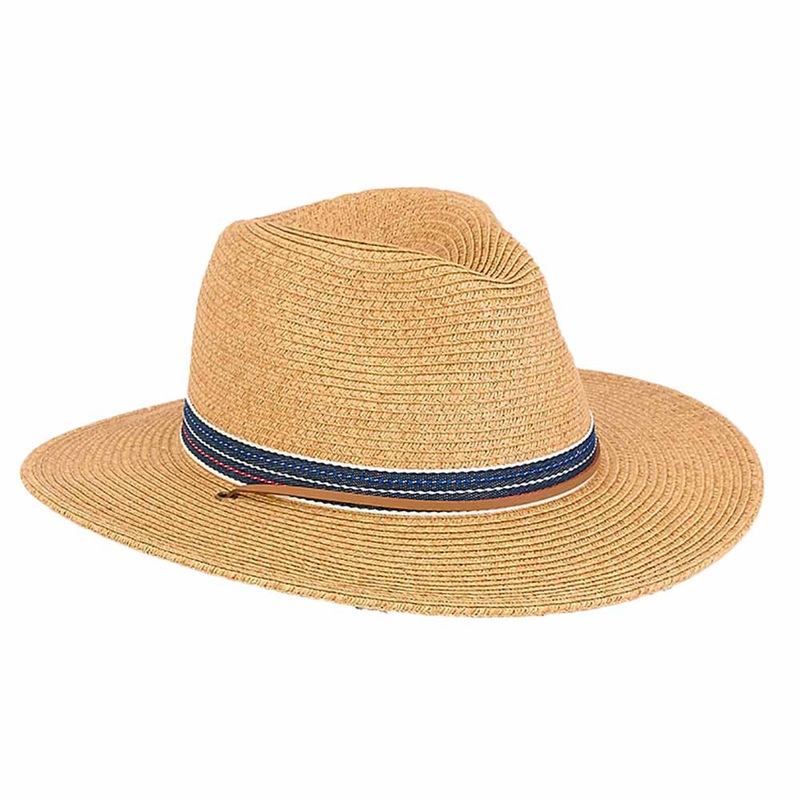 Small Heads Straw Hat with Chin Cord – Sunny Dayz Tan Small (54 cm)