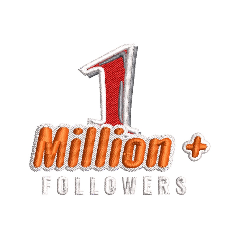 1 Million Followers 1 Million Followers One Size