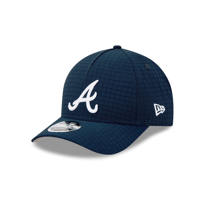 Atlanta Braves Ripstop 9FORTY M-Crown A-Frame Snapback Hat One Size