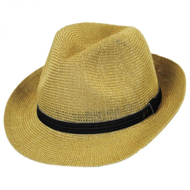 Elliot Toyo + Thermo Straw Fedora Hat NATURAL S