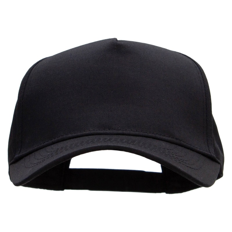 Five Panels Pro Style Cap Black One Size