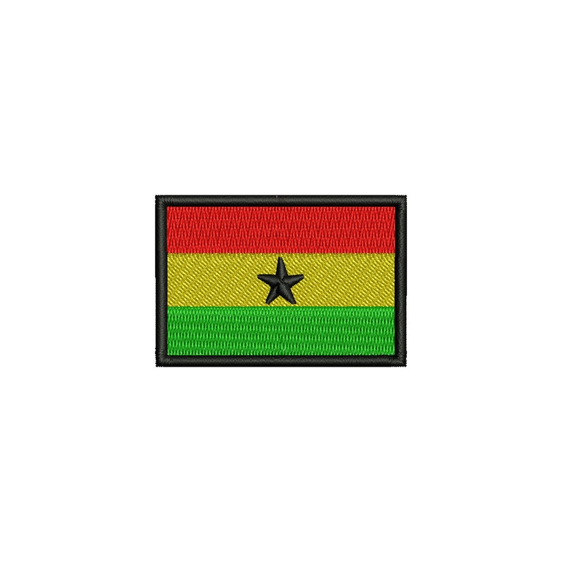 Ghana Rectangel Flag Default Title One Size