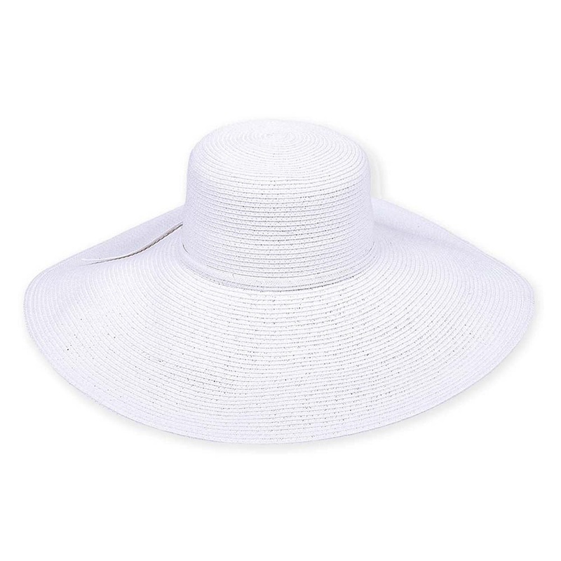 Large Hat Size: Extra Wide Brim Beach Hat – Sun ‘N’ Sand Hats White Large (59 cm)