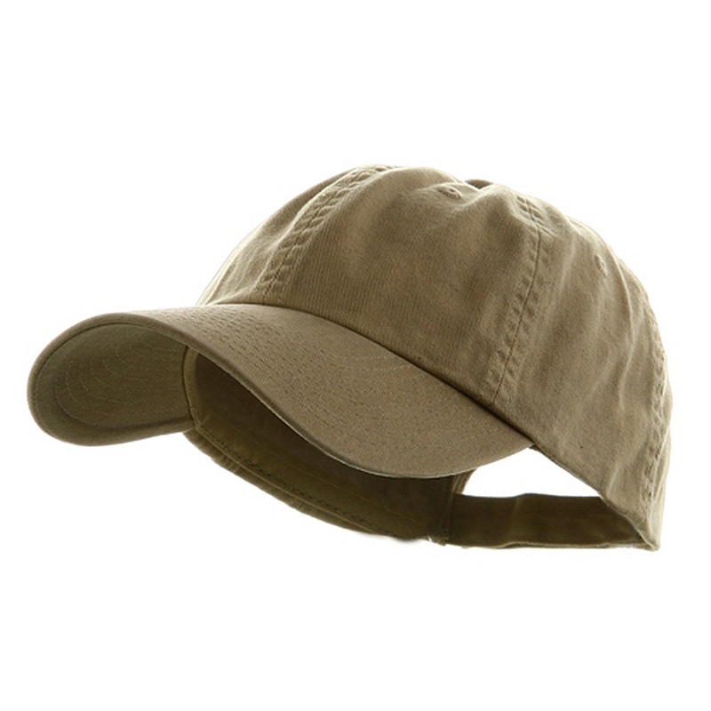 Low Profile Dyed Cotton Twill Cap Khaki One Size