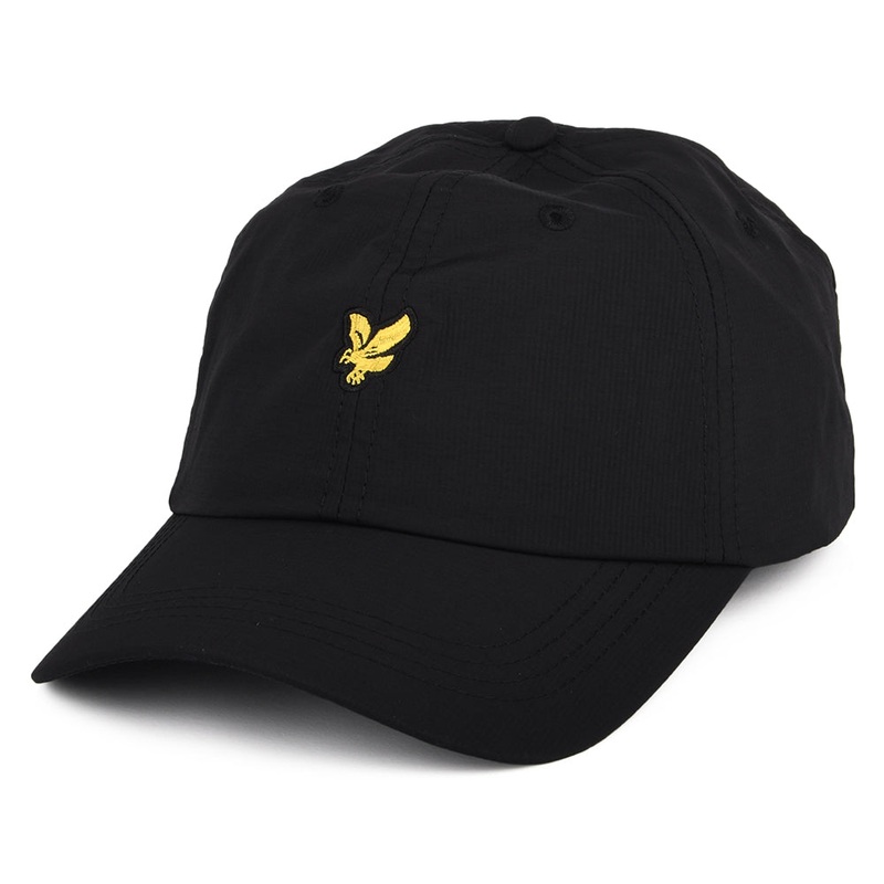 Lyle & Scott Hats Ripstop Baseball Cap – Black Adjustable