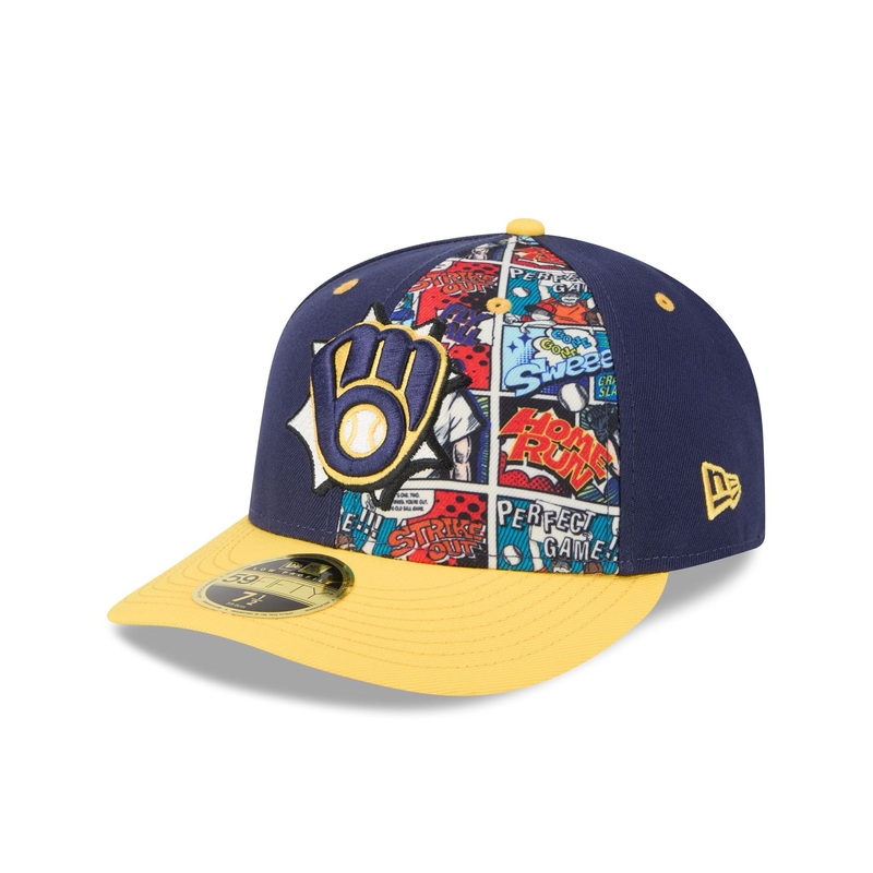 Milwaukee Brewers Diamond Hero Edition Low Profile 59FIFTY Fitted Hat 7