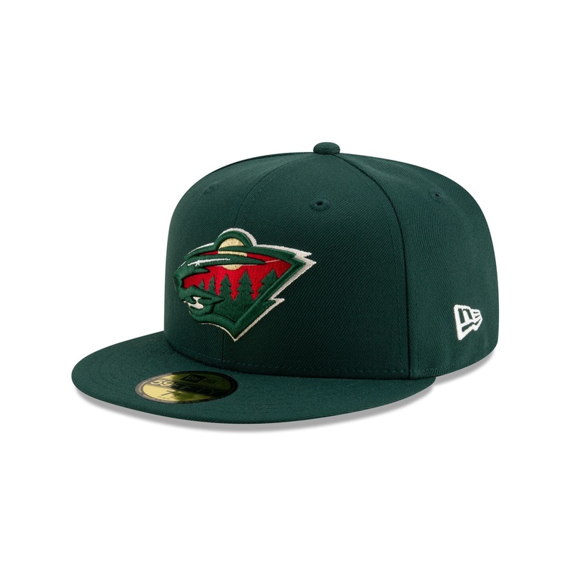 Minnesota Wild Green 59FIFTY Fitted Hat 7