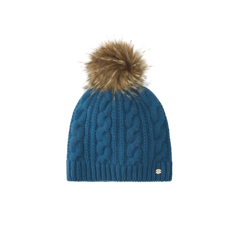 Nolan Wool Blend Beanie Aegean One Size