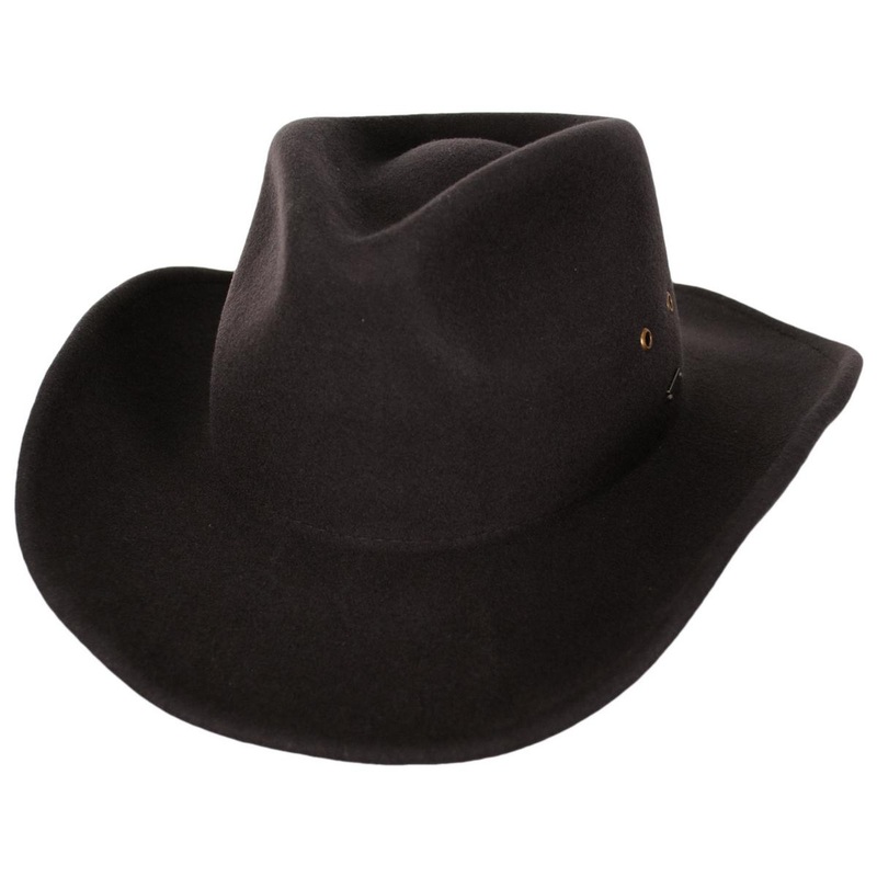Scottsdale Weather Guard Wool Felt Western Hat CHOCOLATE S