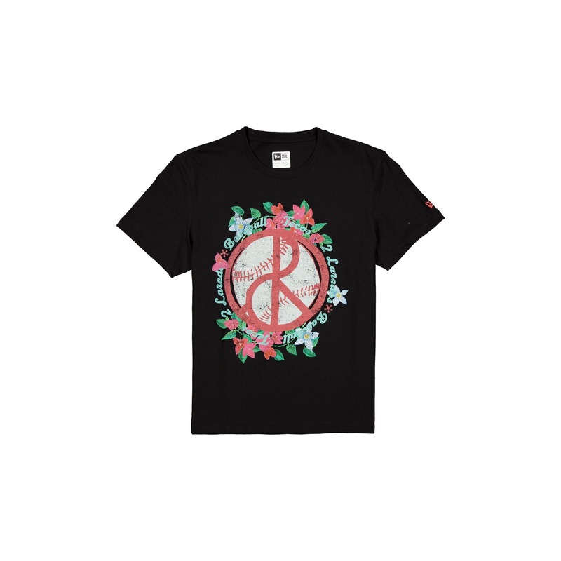 Tecolotes de los Dos Laredos Black Floral T-Shirt S