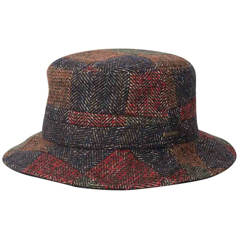 Wool Blend Tweed Patchwork Bucket Hat – Stetson Hats Patchwork Large
