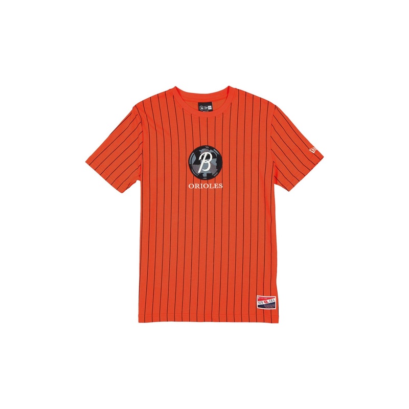 Baltimore Orioles Cooperstown Throwback Pinstripe T-Shirt S