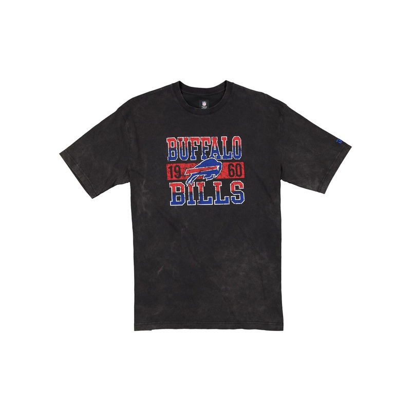 Buffalo Bills Oversized Washed Black T-Shirt S