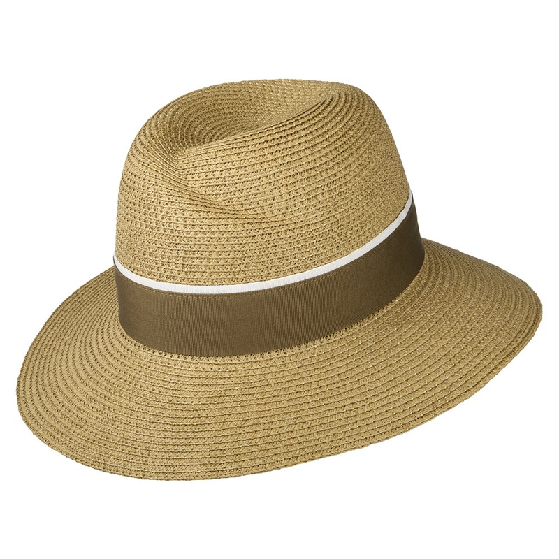 Failsworth Hats Roma Toyo Straw Sun Hat – Coffee-Cream 1-Size