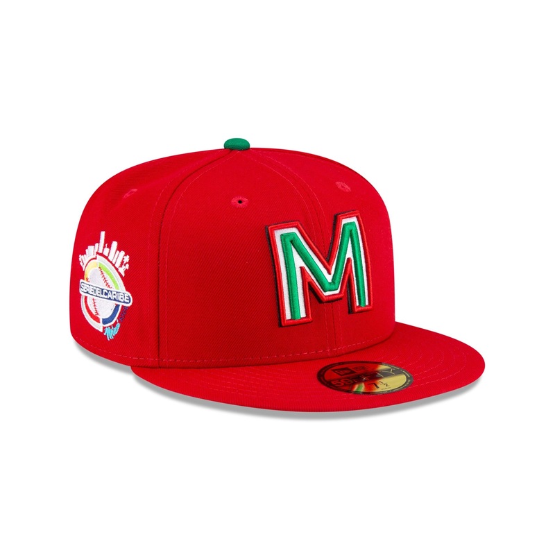 Mexico Caribbean Series Away Red 59FIFTY Fitted Hat 7