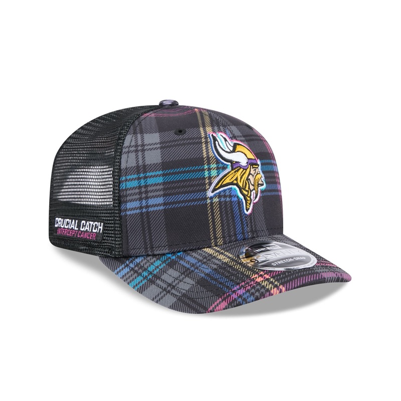 Minnesota Vikings 2024 Crucial Catch 9SEVENTY Trucker Hat One Size