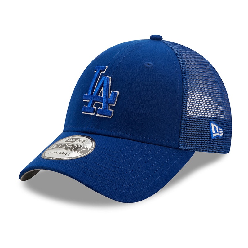 New Era 9FORTY L.A. Dodgers Trucker Cap – MLB Home Field – Royal Blue Adjustable