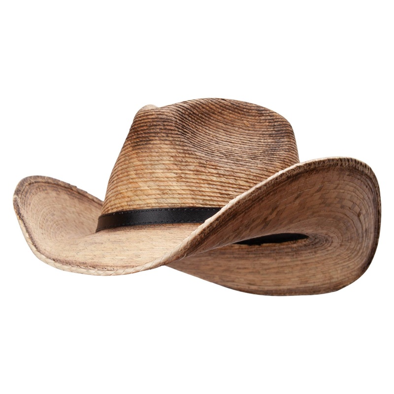 Stampede Palm Braid Cowboy Hat Dk Palm 57CM
