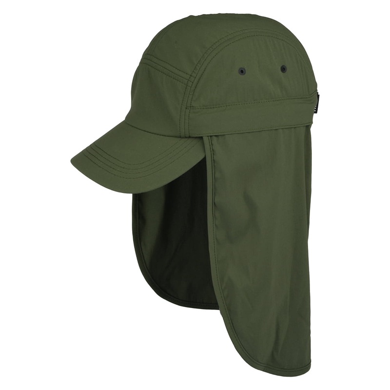 Tilley Hats Ultralight Sun Shield 5 Panel Cap – Olive Small/Medium