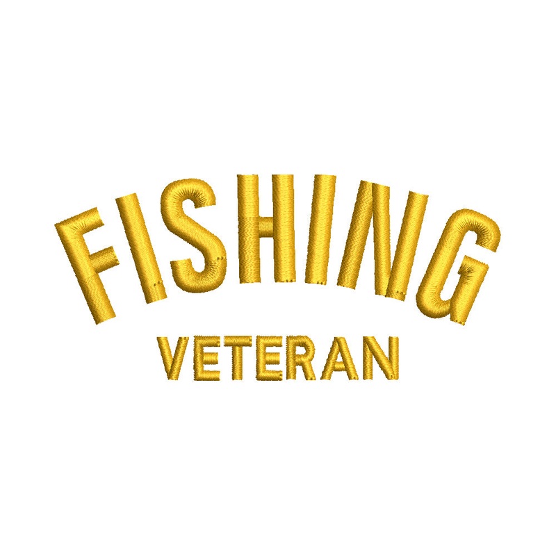 Words of Fishing Veteran Default Title One Size