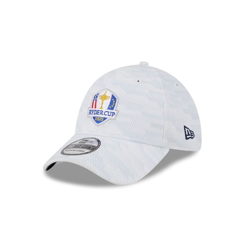 2025 Ryder Cup Digi White 39THIRTY Stretch Fit Hat S/M