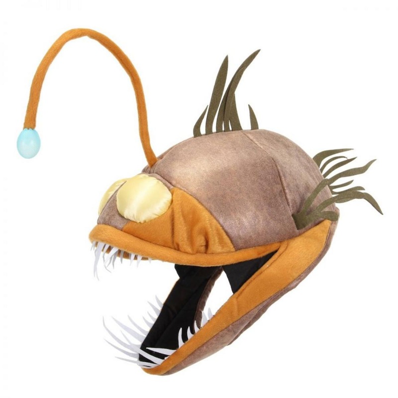 Anglerfish Jawesome Hat TAN ONE SIZE FITS MOST