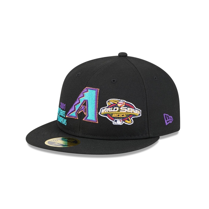Arizona Diamondbacks Championship Pack Retro Crown 59FIFTY Fitted Hat 7