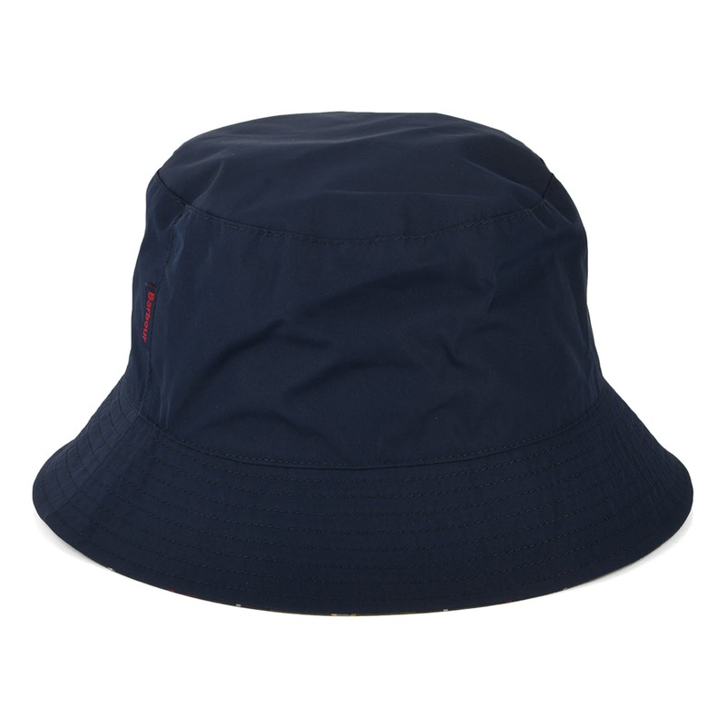 Barbour Hats Hutton Reversible Bucket Hat – Navy Blue S