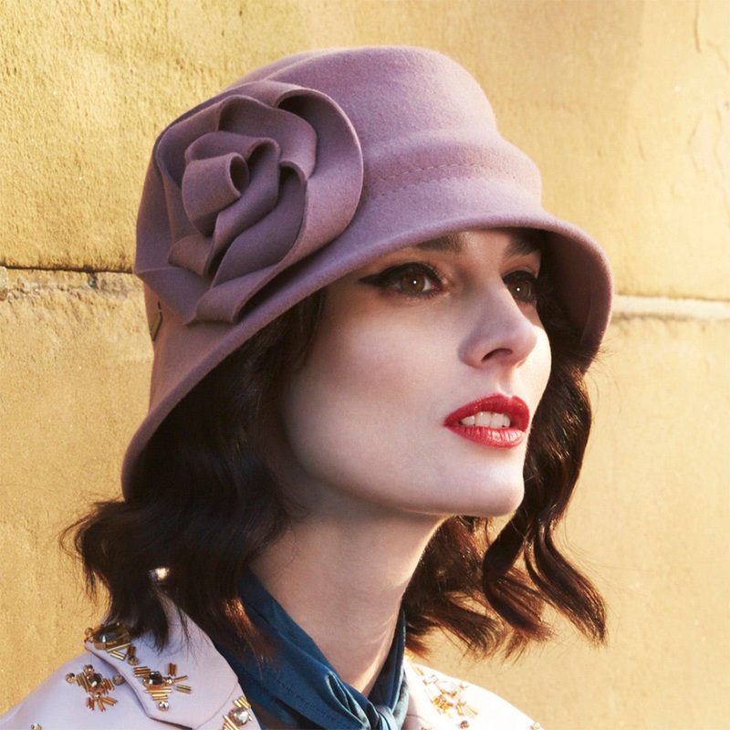 Betmar Hats Alexandrite Cloche – Blush 1-Size