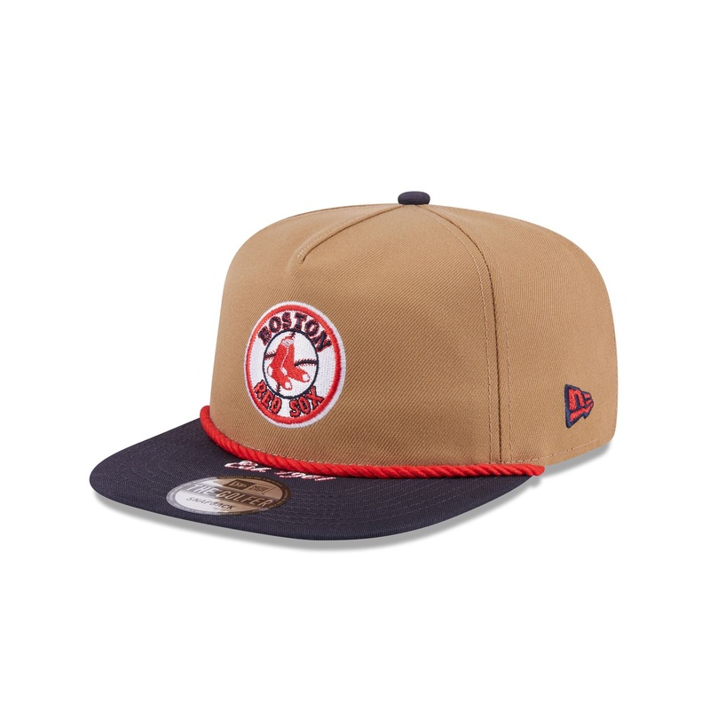 Boston Red Sox Khaki Rope Golfer Hat One Size
