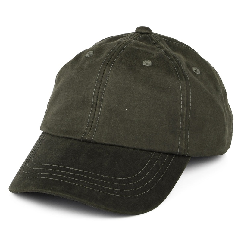 Dorfman Pacific Hats Unstructured Weathered Cotton Baseball Cap – Loden Adjustable