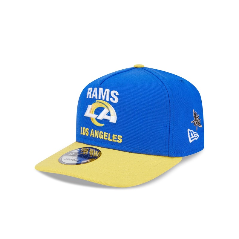 FELT x Los Angeles Rams 9FIFTY A-Frame Snapback Hat One Size