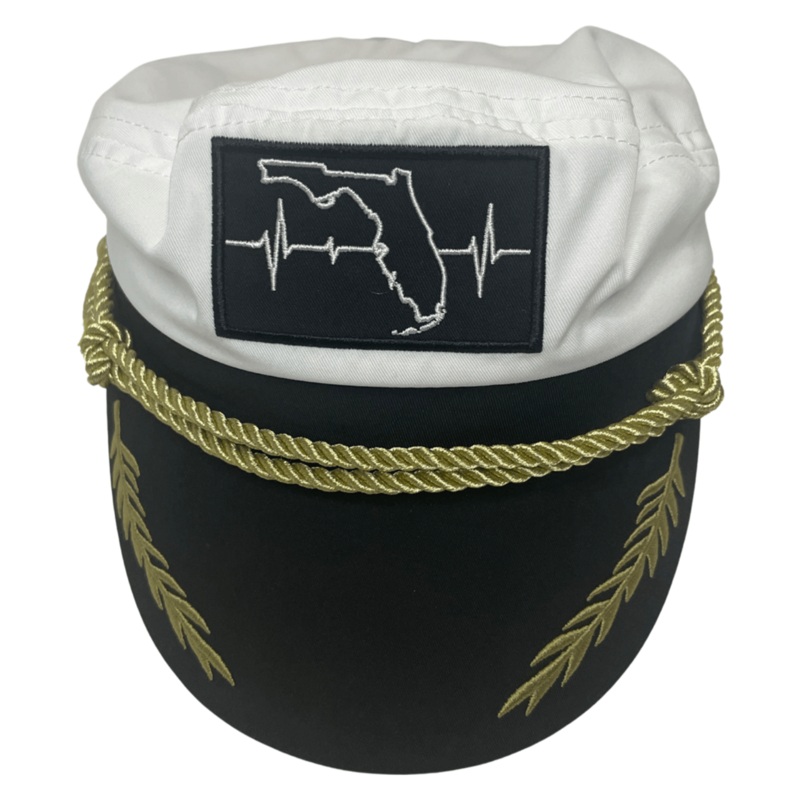 Florida – Capitans Hat – Black / White