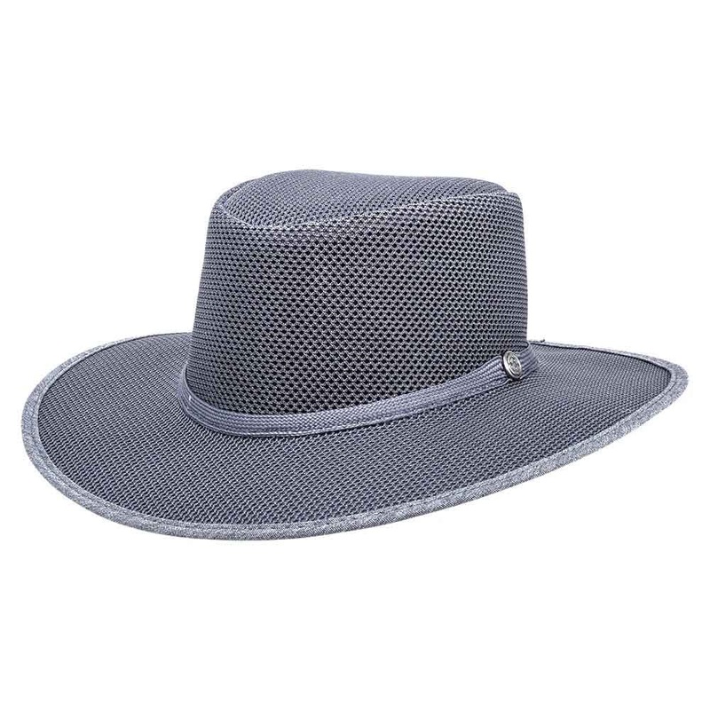 Head ‘N Home Cabana Steel Grey SolAir Breathable Mesh Shade Hat up to XXL Steel Grey M (57 cm – 7 1/8)