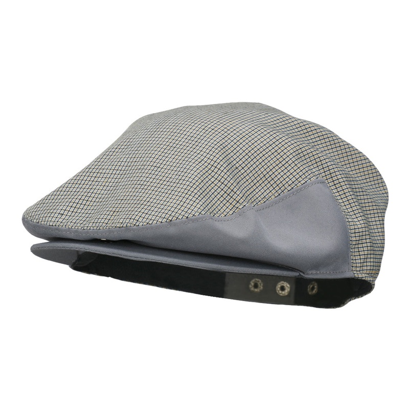 Men’s Cotton Blend Checkered Ivy Grey One Size