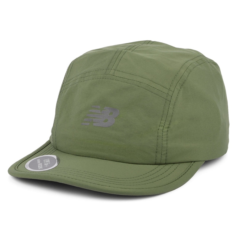 New Balance Hats Everyday Recycled 5 Panel Cap – Dark Olive Adjustable