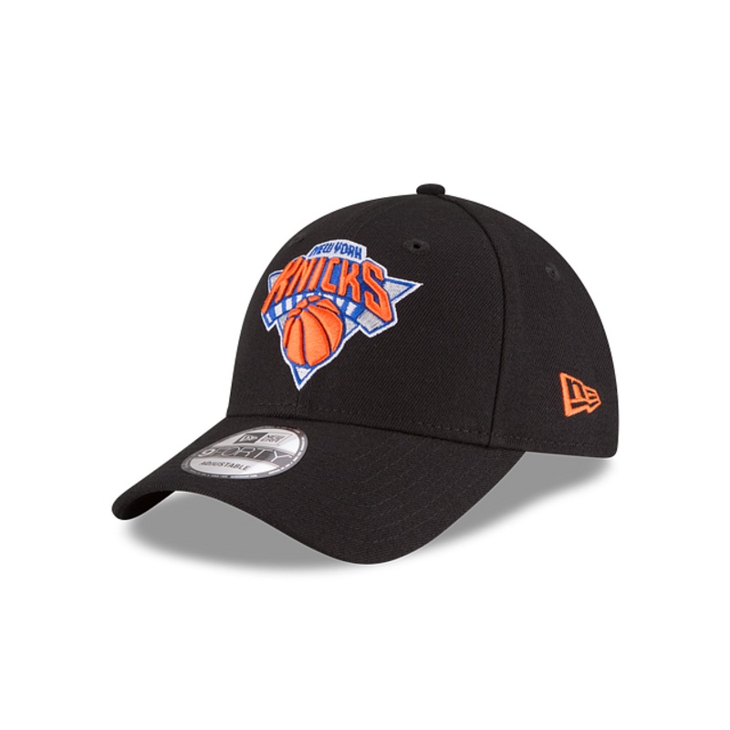 New York Knicks The League Black 9FORTY Adjustable Hat One Size