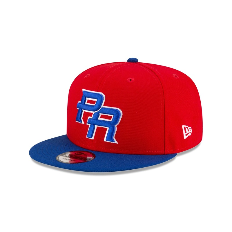 Puerto Rico Red 9FIFTY Snapback Hat One Size