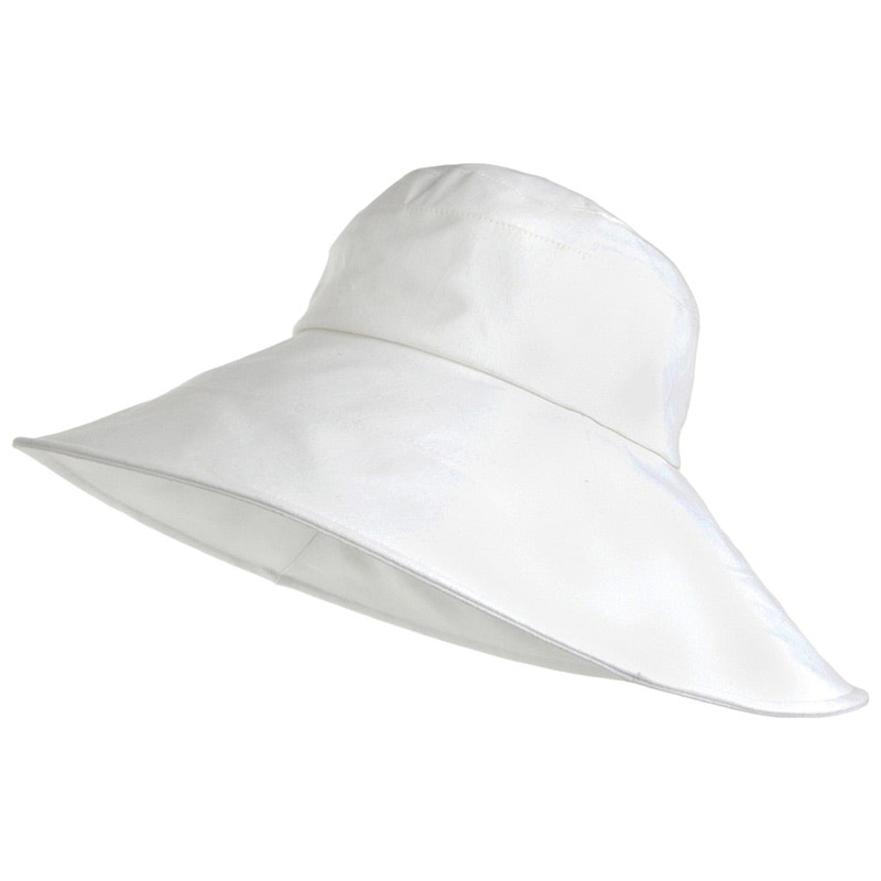 sur la tte Monaco Packable Sun Hat – White M