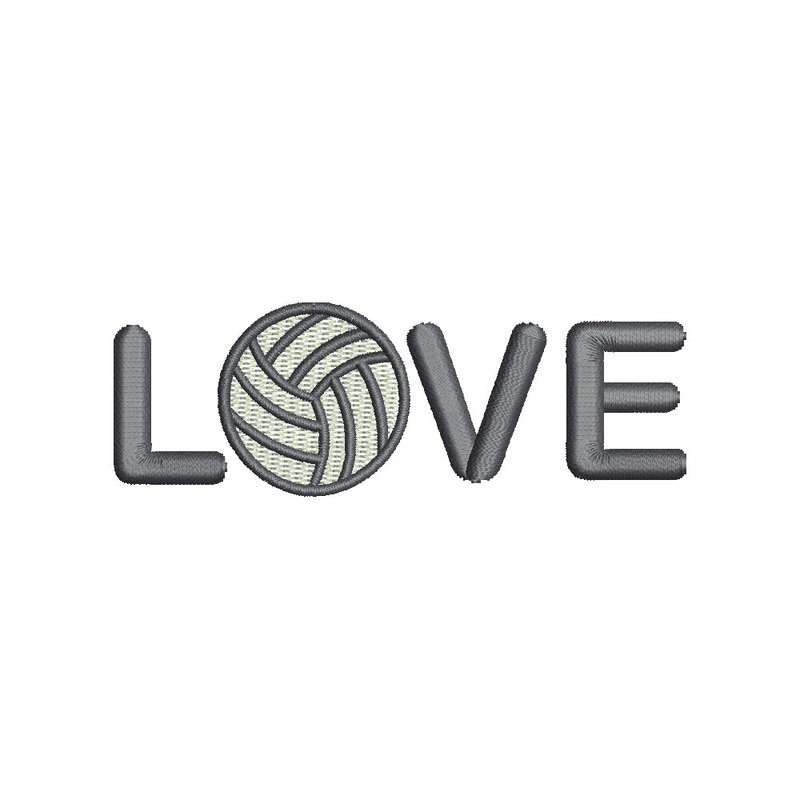 Volleyball Love with Volleyball Default Title One Size
