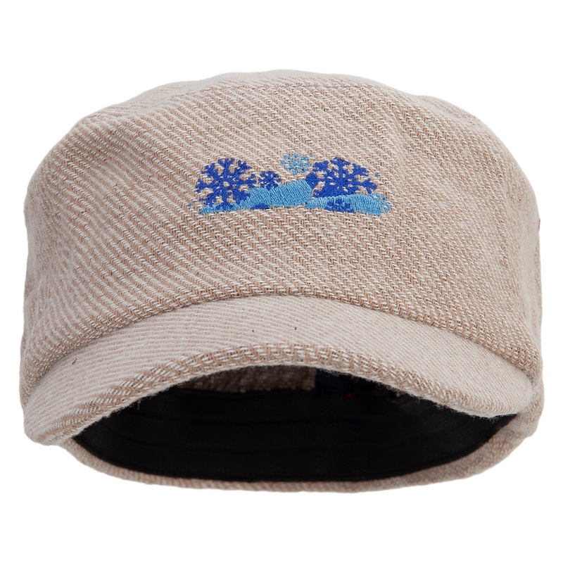 Winter Elements Wool Fashion Fitted Engineer Cap Natural One Size