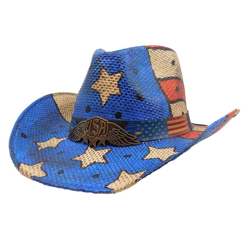 All American Cowboy Hat – Milani Hats Tricolor M/L (58.5 cm)