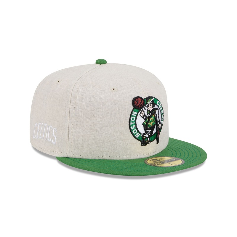 Boston Celtics Linen 59FIFTY Fitted Hat 7