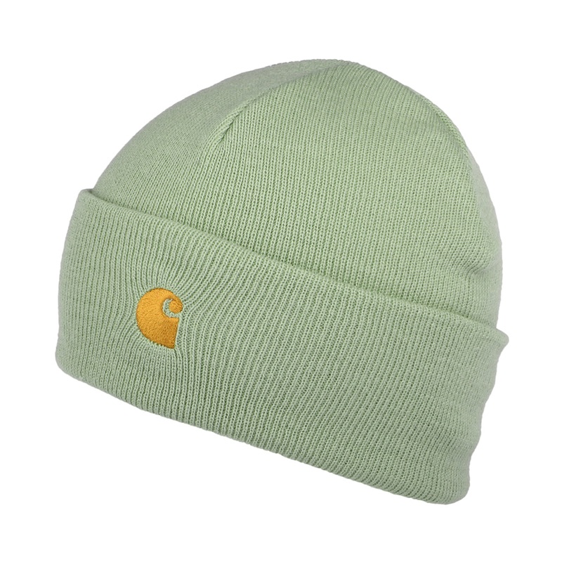 Carhartt WIP Hats Chase Cuffed Beanie Hat – Sage 1-Size